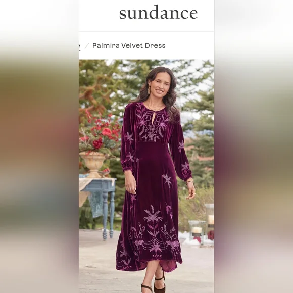 Sundance Catalog Johnny Was Palmira Dress NWT - Picture 1 of 9